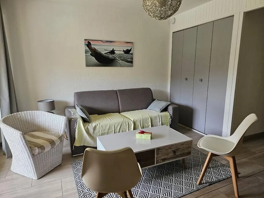 شقة Petit Paradis Classe 3 Etoiles A 200M De La Plage! Terrasse-Wifi-Parking-Clim سانت-ماندرييه-سور-مير